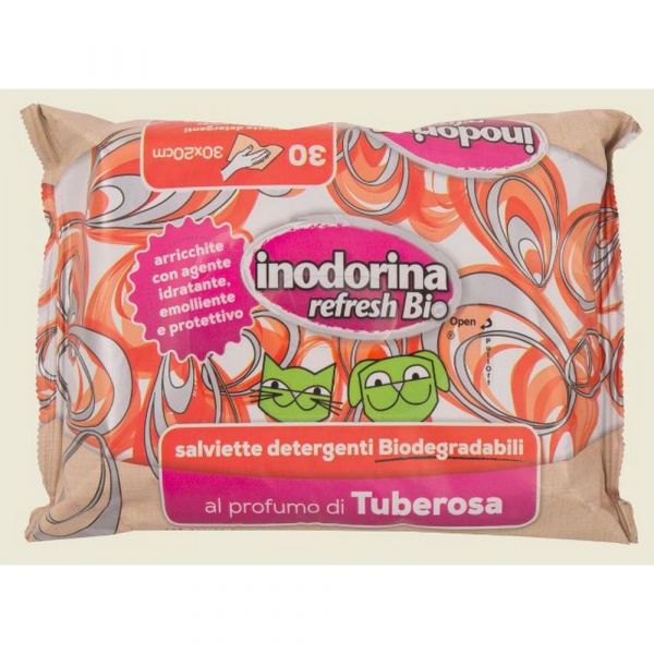 Salviette inodorina biodegradabili alla tuberosa