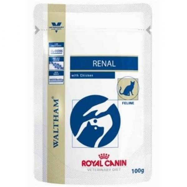 Royal canin renal con pollo umido gatto 12 buste da 85gr