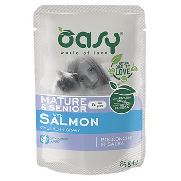 Oasy cat bocc.mature salmone