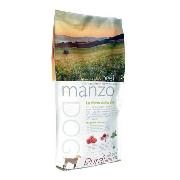 Pura natura grain free al manzo 12kg