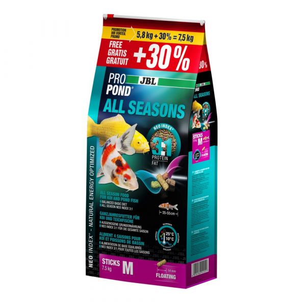 Mangime per pesci laghetto Pro Pond ALL SEASON M da 7.5 kg