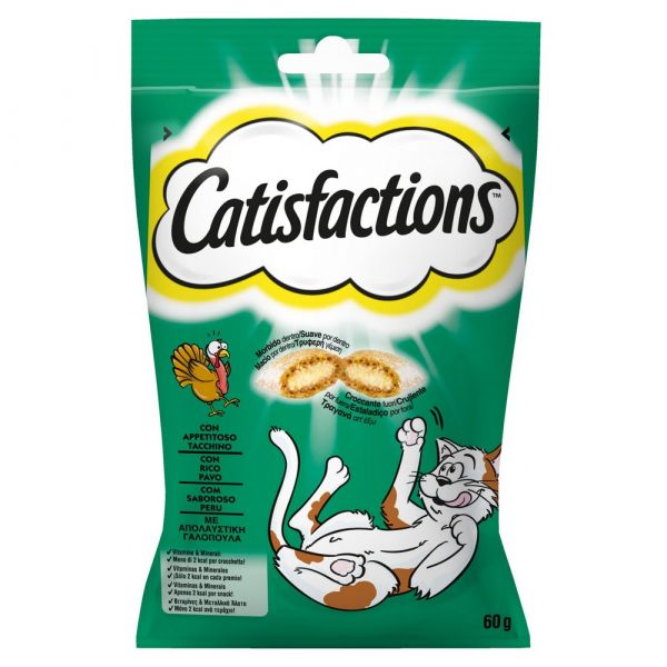 Snack per gatto catisfaction al tacchino gr. 60