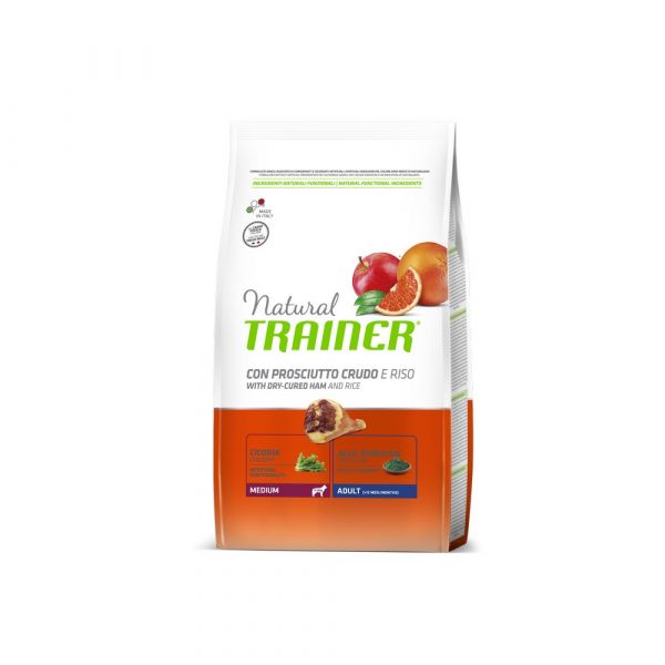 Trainer natural medium prosciutto e riso 3kg