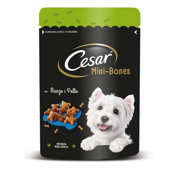 Cesar mini bones al manzo e pollo 75gr