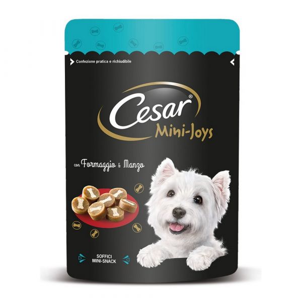 Cesar mini joys al formaggio e manzo 100gr