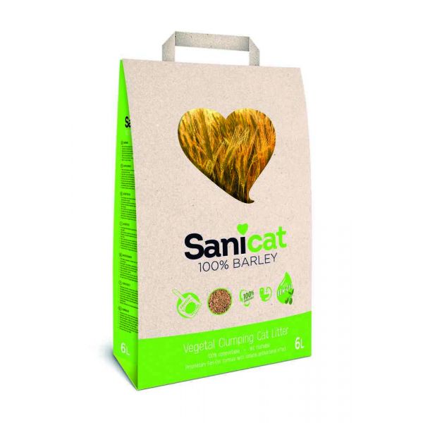 Sanicat Barley Lettiera Vegetale 100% Orzo Lt.6