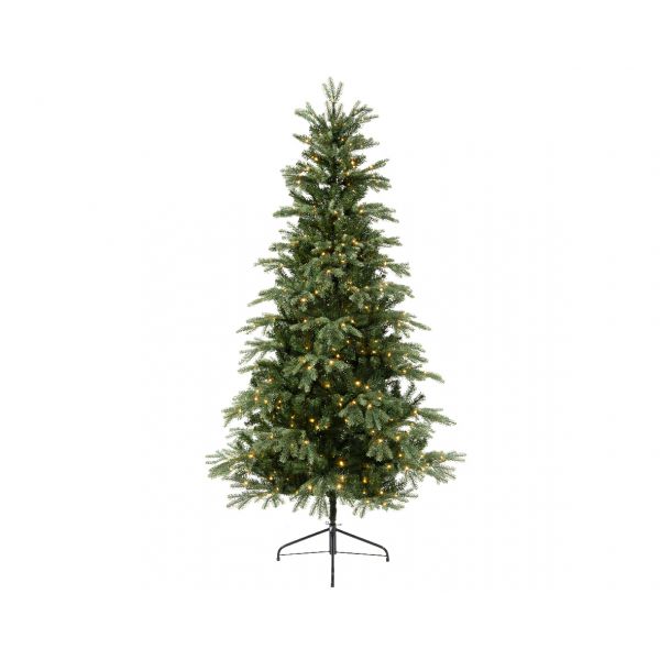 Albero di Natale con luci Sunndal fir prelit micro led 180 cm
