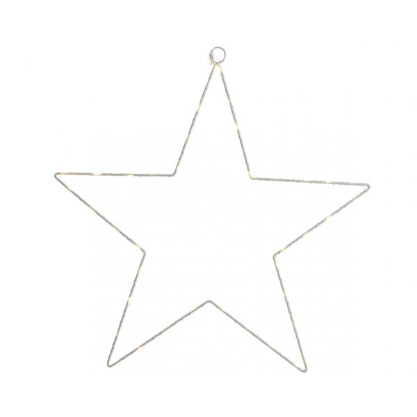 Micro led white star frame ou