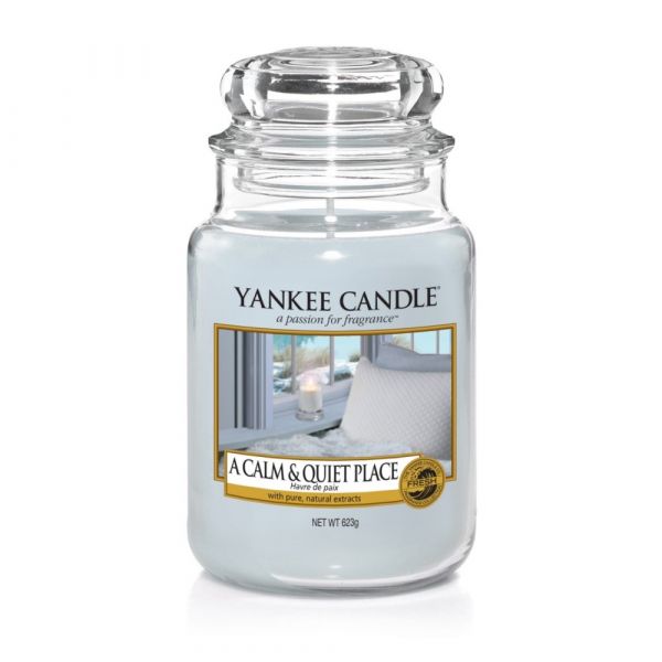 Giara profumata yankee candle a calm and quiet place grande