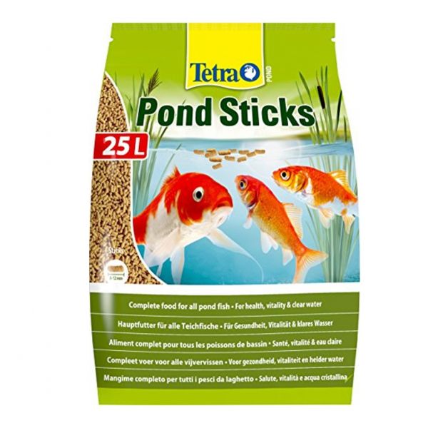 Mangime per pesci tetra pond sticks 25 litri