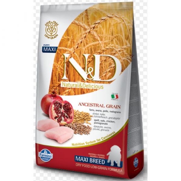 N & d low grain mini con pollo e melograno secco cane gr. 800