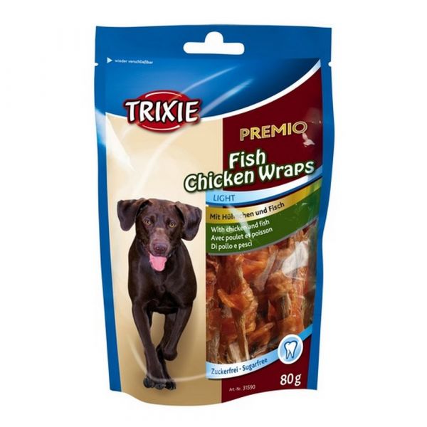 Premio fish chicken wraps 80gr