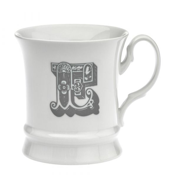 Letter mug e