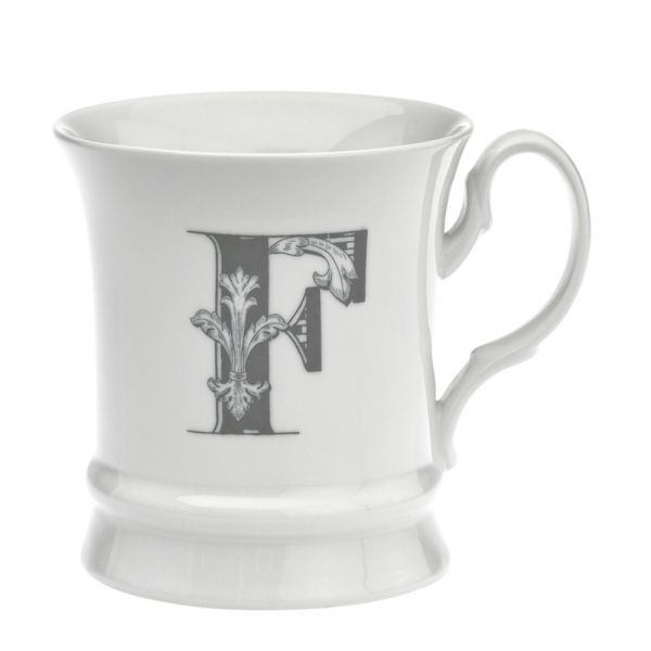 Letter mug f