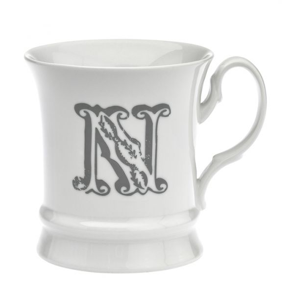 Letter mug n