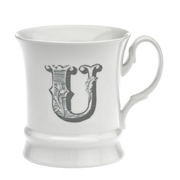 Letter mug u