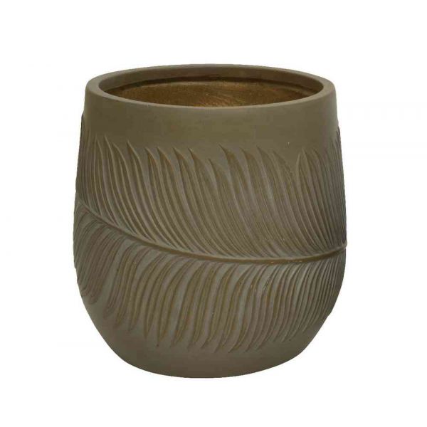 Vaso fibre clay cm. 21,5x21,5