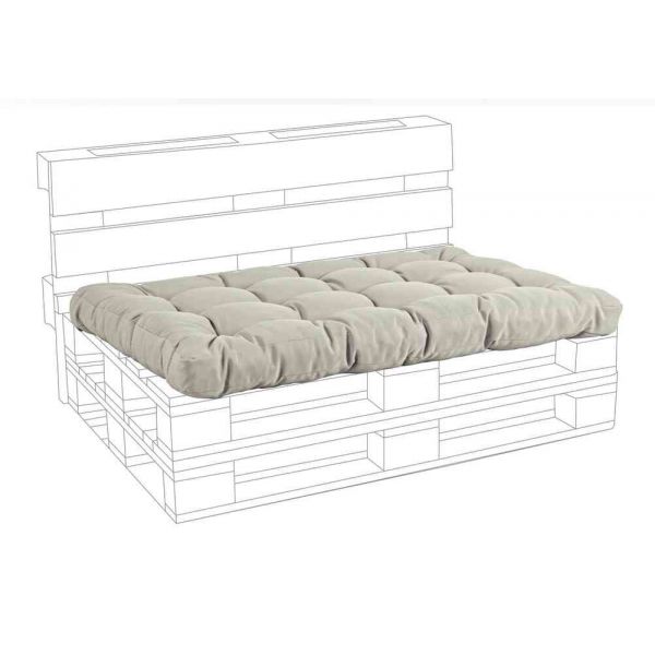 Cuscino pallet seduta beige BIZZOTTO 02040776, AgricolaShop