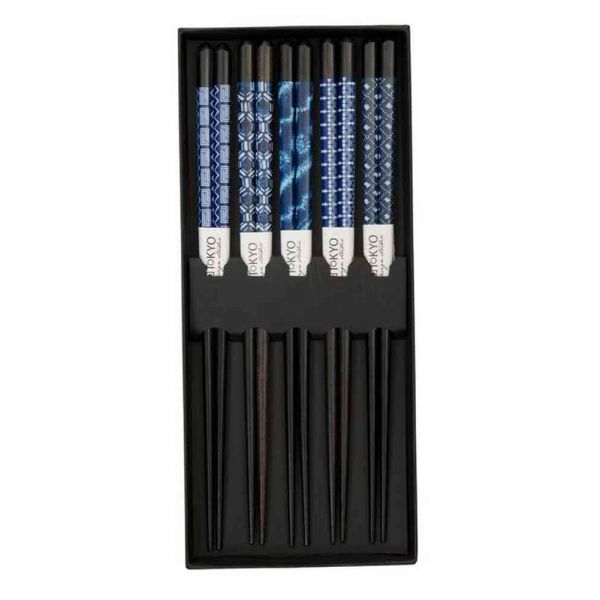 Chopstick giftbox blue mixed