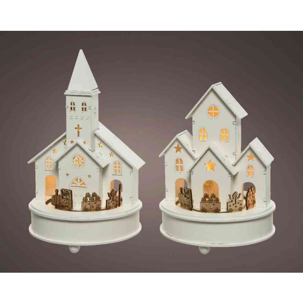 Led house plywood church with
