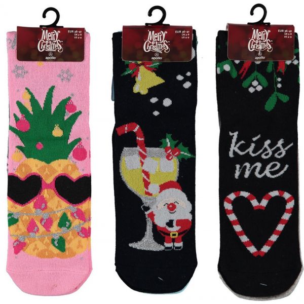 Ladies x-mas socks 2-pack