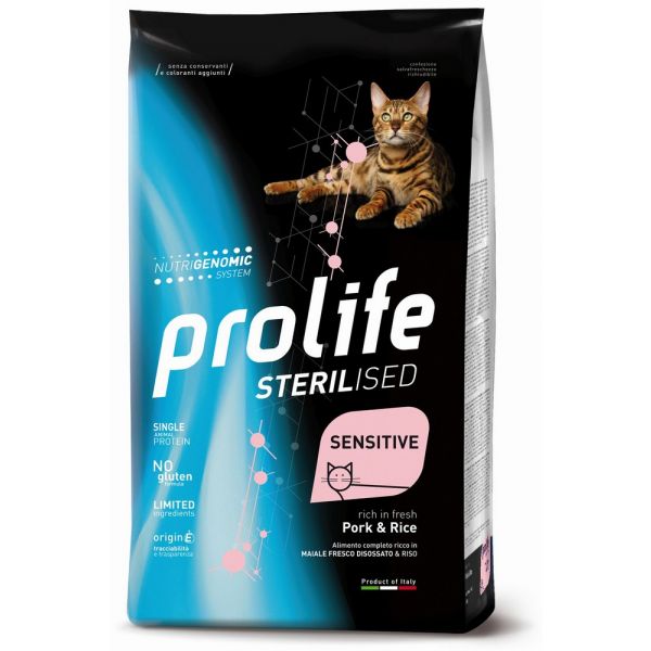 Cat Sterilised sensitive adult maiale e riso 1,5 kg