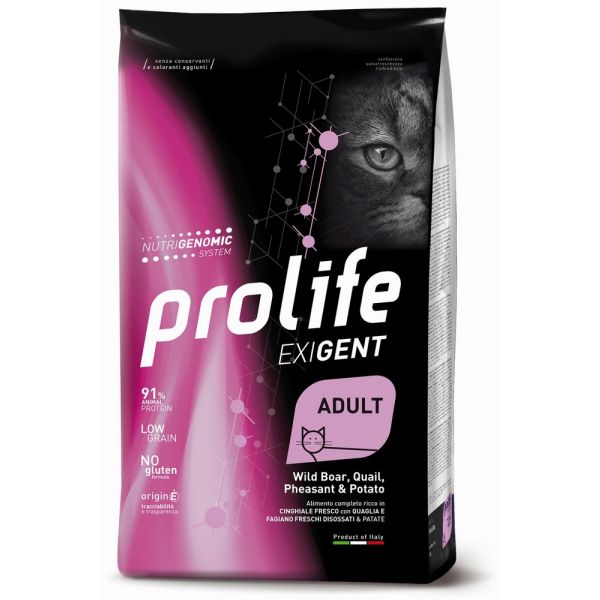 Prolife cat exigent wild boar 1,5 kg