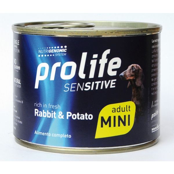 Dog Sensitive ad coniglio e patate mini 200 g