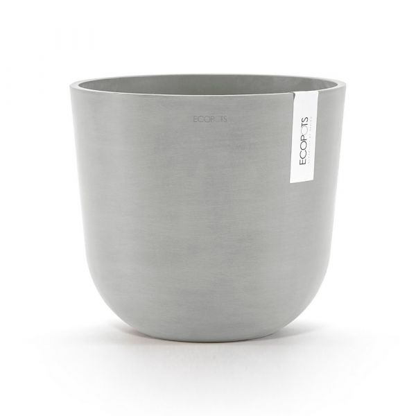Vaso Oslo white grey 25cm