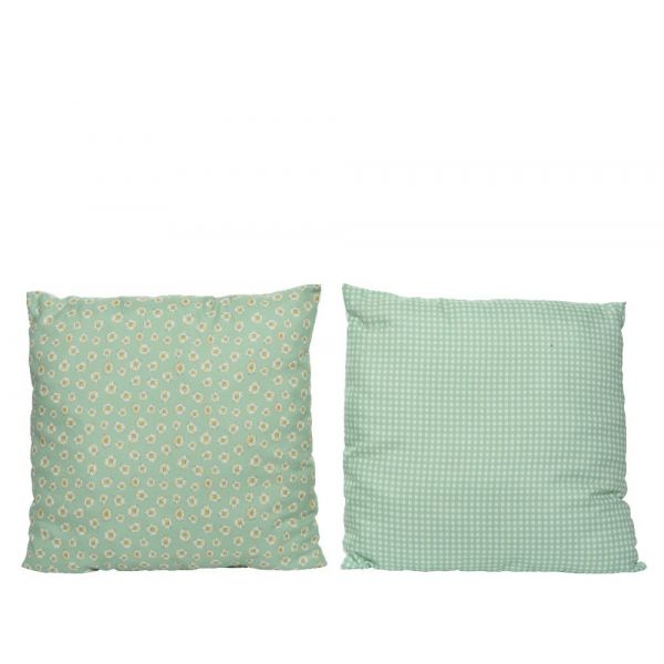 Cushion-polyester-square-chec