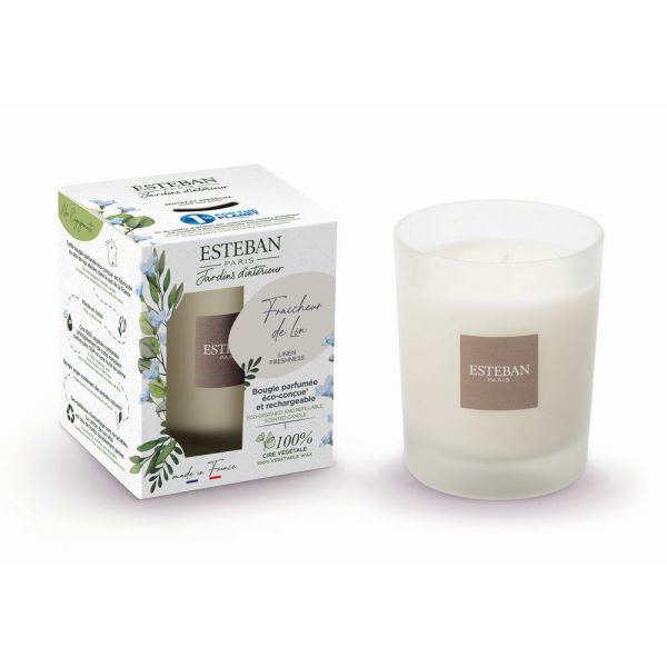Candela Ricaricabile fraich. lin 180 g