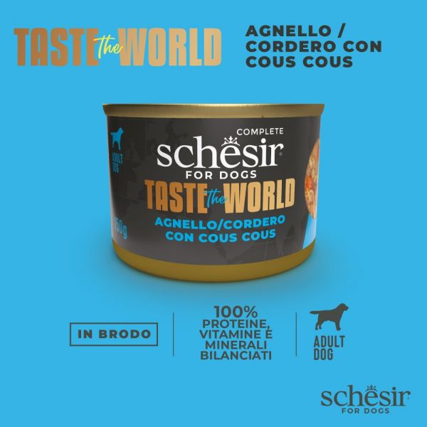 Schesir taste the world agnello/cous cous 150 gr.