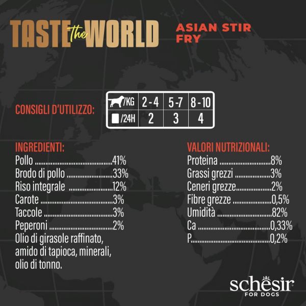 Schesir taste the world asian stir fry 150 gr.
