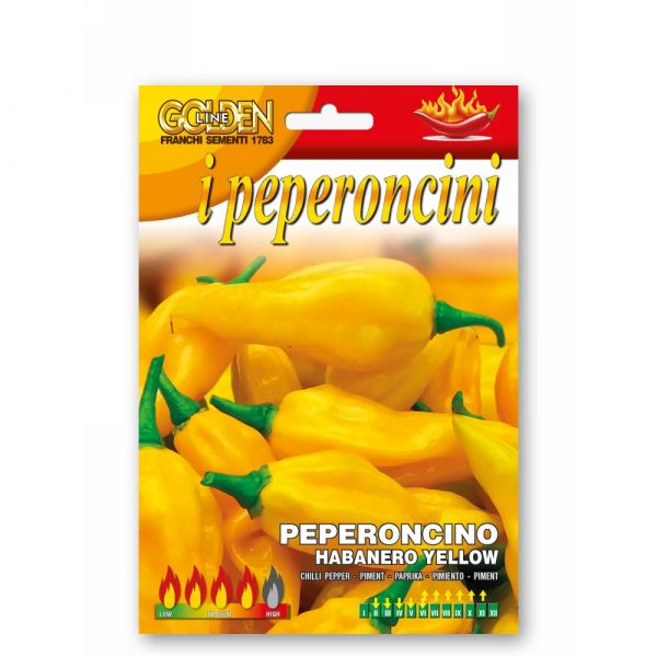 Peperone habanero giallo