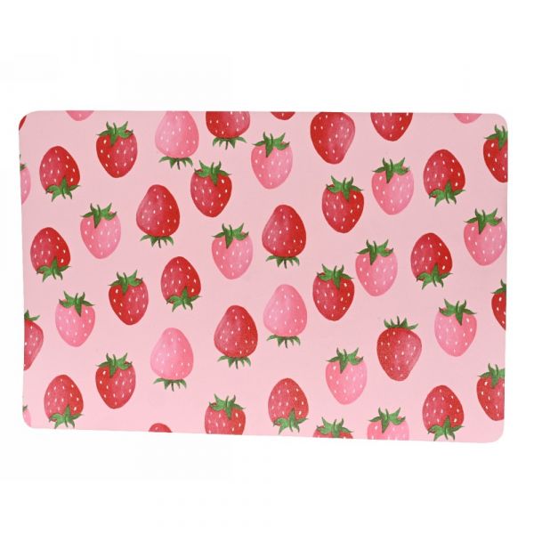 Placemat pvc strawberry print
