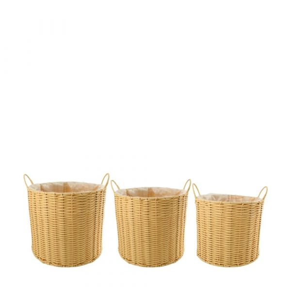 Basket wicker with handle