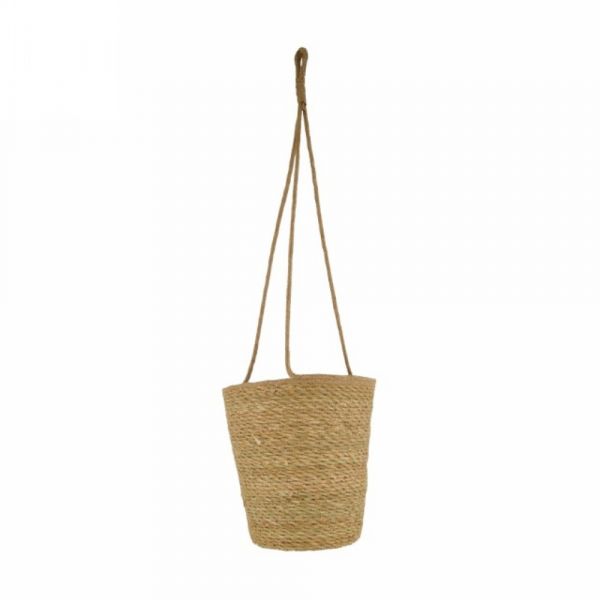 Basket hanger seagrass w/plast