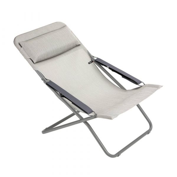 Sedia a sdraio pieghevole transabed duo gray galet