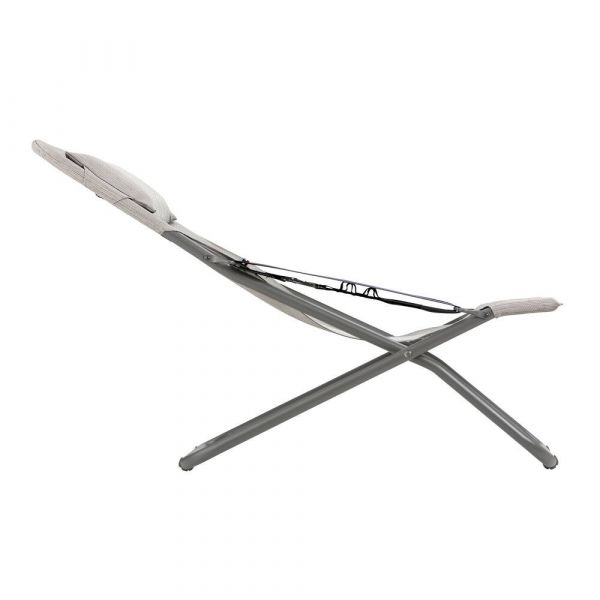 Sedia a sdraio pieghevole transabed duo gray galet