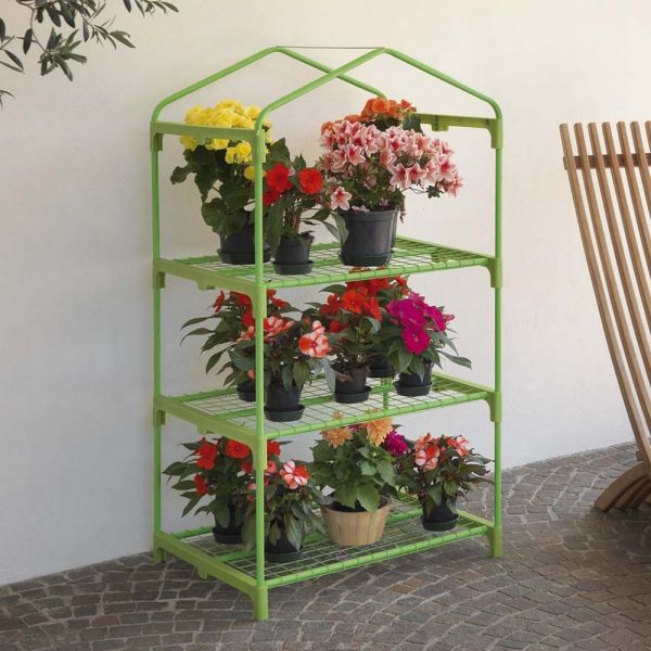Serra azalea verde chiaro 3 ripiani