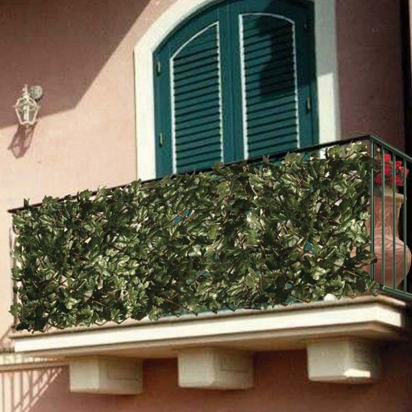Traliccio estensibile con foglie tipo edera