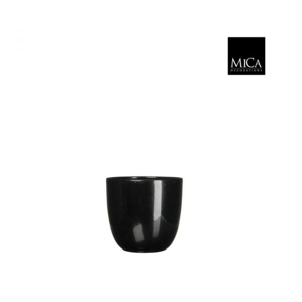 Vaso Tusca in ceramica nero ⌀ 12