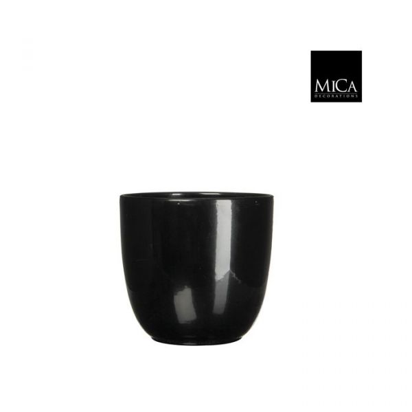 Vaso Tusca in ceramica nero ⌀ 19