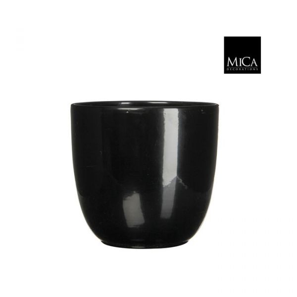 Vaso Tusca in ceramica nero ⌀ 28
