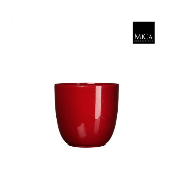 Vaso Tusca in ceramica rosso  ⌀ 19