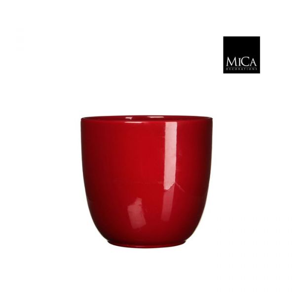 Vaso Tusca in ceramica rosso  ⌀ 25