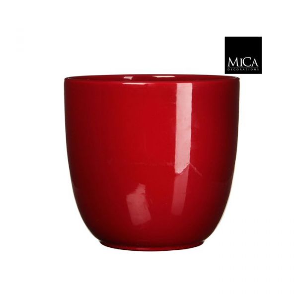 Vaso Tusca in ceramica rosso  ⌀ 39
