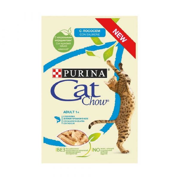 Cat chow salmone e fagiolini x 10