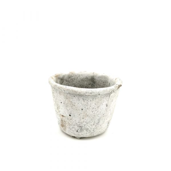 Vaso in cemento grigio