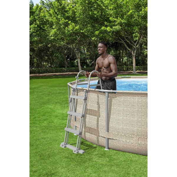 Scaletta di sicurezza per piscina fuori terra da 107 cm